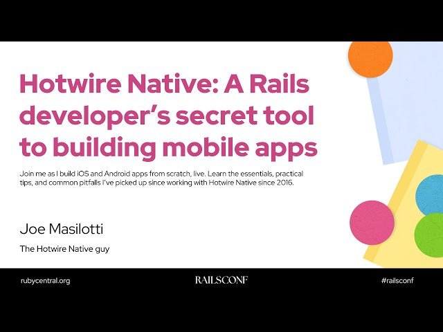 Free Video: Hotwire Native - A Rails Developer's Secret Tool to ...