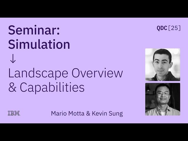 Hamiltonian Simulation Landscape Overview and Capabilities - QDC 2025