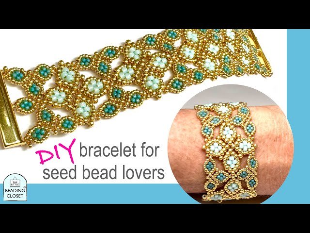 Seed Bead Bracelet Tutorial - Lovers Lace Pattern