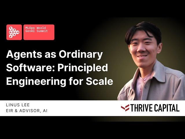 Agents as Ordinary Software - Principled Engineering for Scale