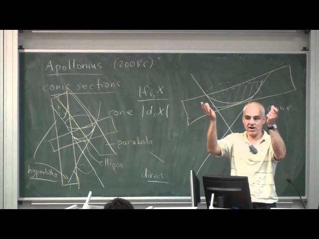 Greek Geometry - Apollonius, Conic Sections, and Pappus' Theorem