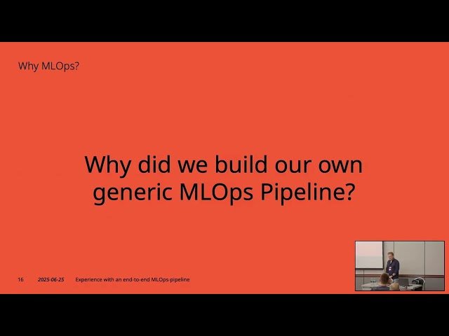 Experience with an End-to-End MLOps Pipeline - Practical Insights and 3D Architectural Perspectives