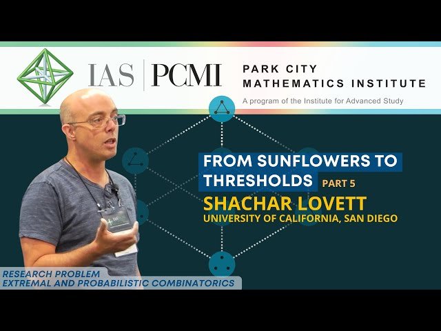 From Sunflowers to Thresholds - Part 5