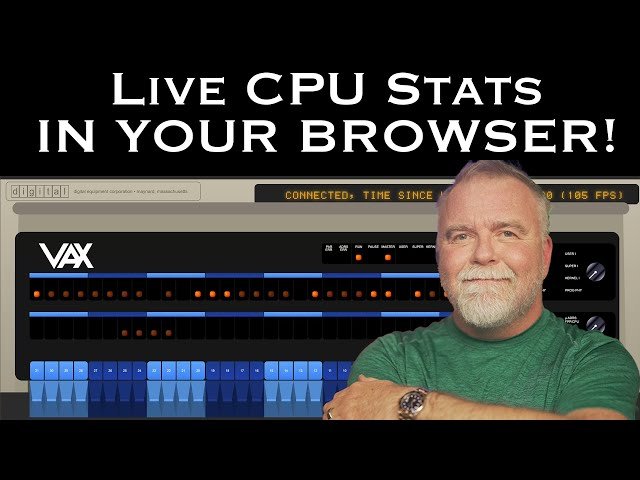 Live CPU System Stats in Your Browser - Dasblinkenlights are BACK!