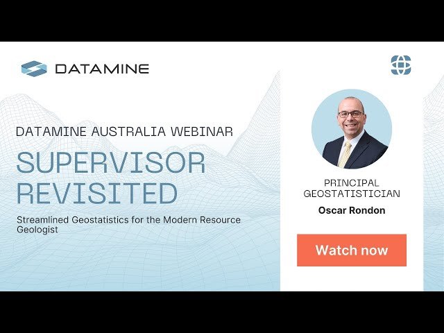 Supervisor Revisited - Geostatistics for Data-Driven Geologists