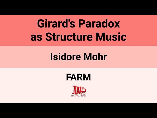 Girard's Paradox as Structure Music