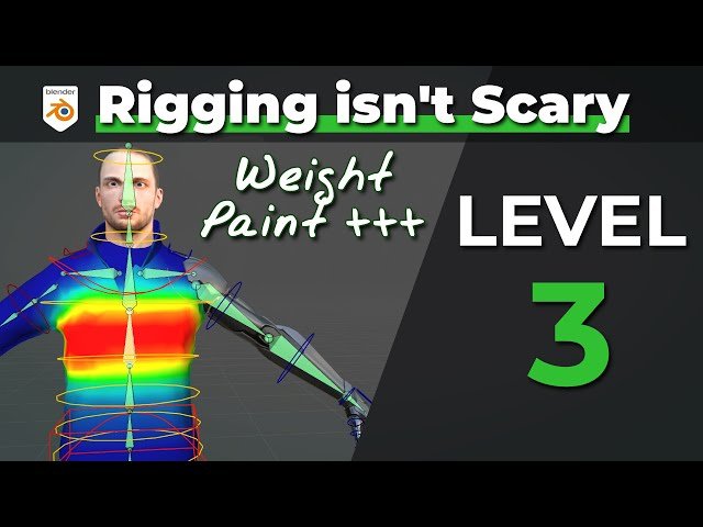 Advanced Weight Painting in Blender Rigging - Part 6