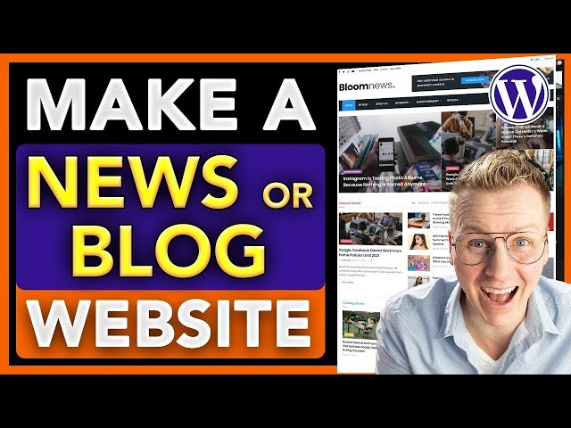 Create a Professional Blog or News Website - Step-by-Step WordPress Tutorial