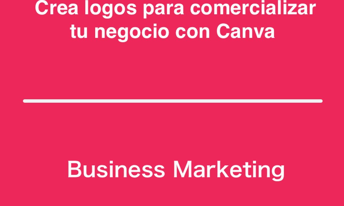 Crea logos para comercializar tu negocio con Canva 