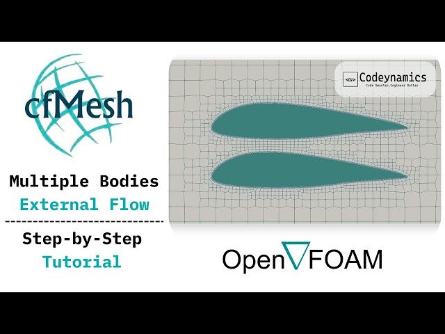 cfMesh Airfoil Meshing - Multiple Bodies