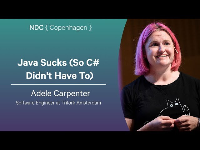 Java Sucks - So C# Didn't Have To