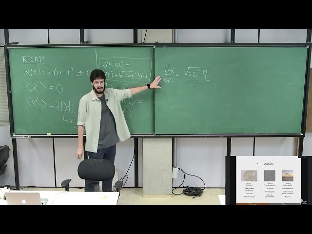 Diffusion, Phase Separation and Active Matter - Class 2