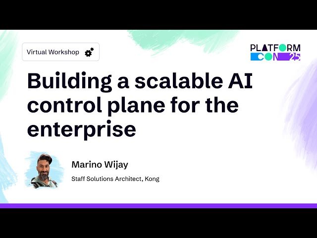 Building a Scalable AI Control Plane for the Enterprise