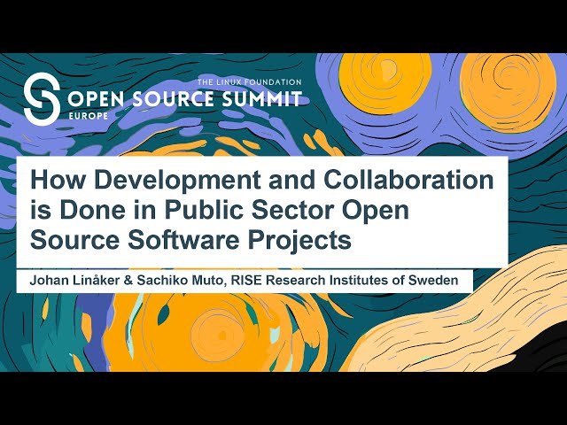 How Development and Collaboration is Done in Public Sector Open Source Software Projects