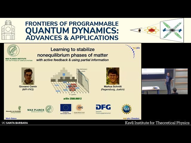 Learning to Stabilize Nonequilibrium Phases of Matter with Active Feedback and Using Partial Information