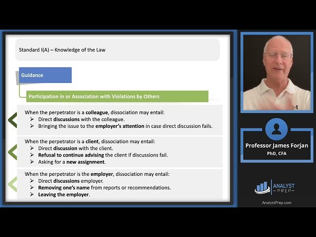 Standard I - Professionalism (2025 Level III CFA Exam - Ethics - Reading 32)