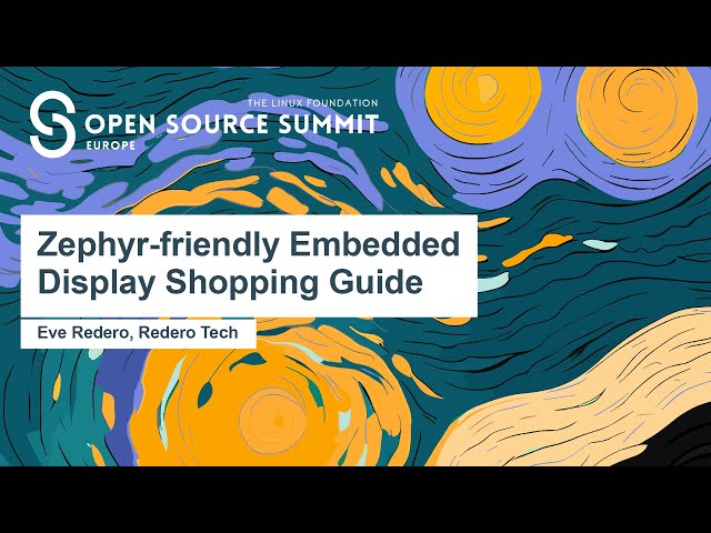 Zephyr-Friendly Embedded Display Shopping Guide