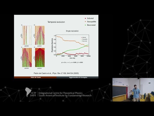 Epidemic Percolation Among Motility-Induced Clusters of Active Particles