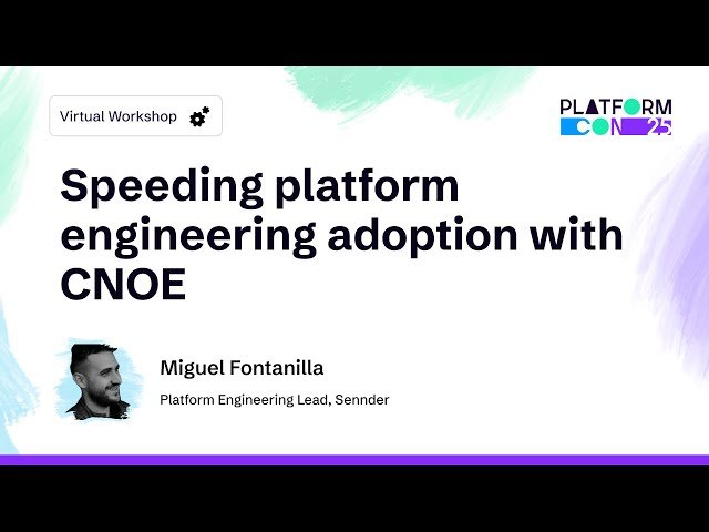 Speeding Platform Engineering Adoption with CNOE