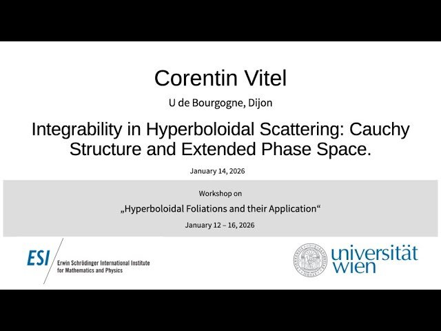 Integrability in Hyperboloidal Scattering - Cauchy Structure and Extended Phase Space