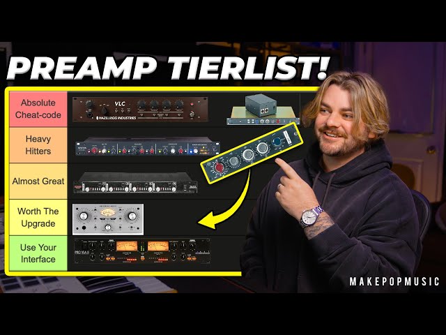The Best and Worst Mic Preamps - Mic Preamp and Channel Strip Tierlist