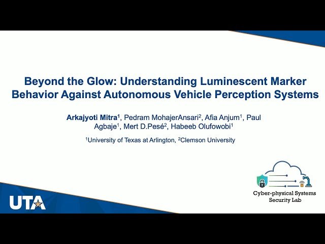 Beyond the Glow - Understanding Luminescent Marker Behavior Against Autonomous Vehicle Perception Systems