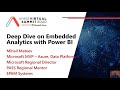 Deep Dive on Embedded Analytics with Power BI