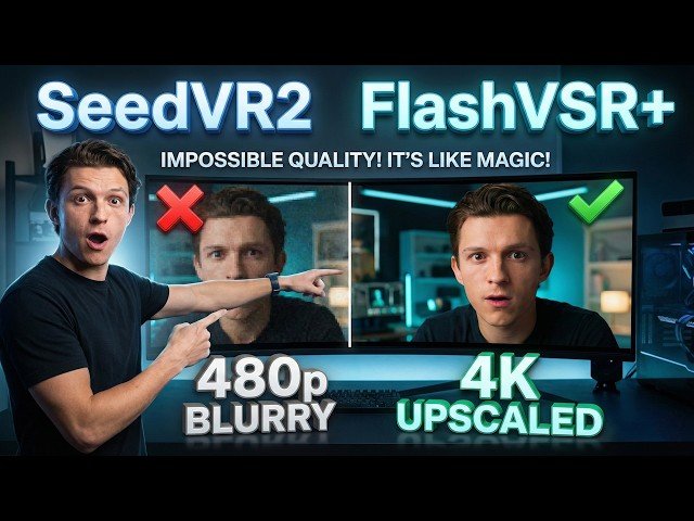 SECourses Ultimate Video and Image Upscaler Pro V1.0 - SeedVR2 and FlashVSR+ Studio Level Upscaling