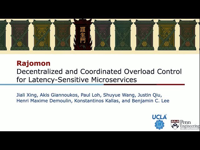 Rajomon - Decentralized and Coordinated Overload Control for Latency-Sensitive Microservices