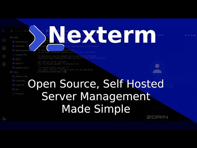 Nexterm - Open Source Self-Hosted Server Management Made Simple