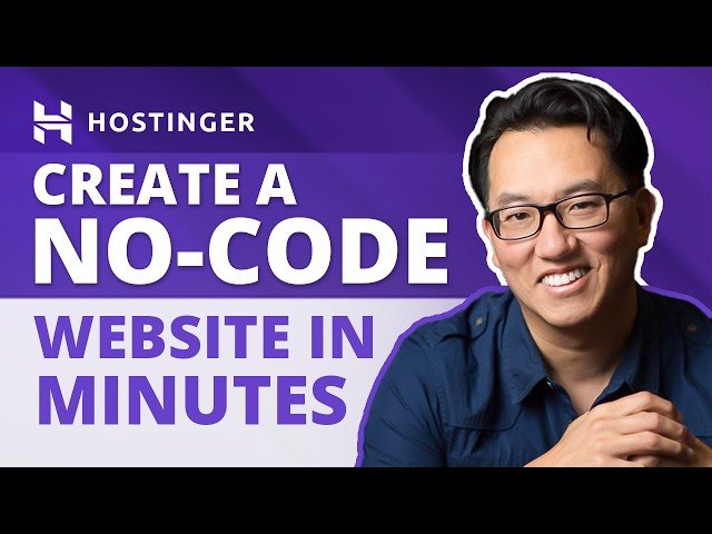 Build and Launch a Website in Minutes with Hostinger's AI Tools - Website Builder and Horizons