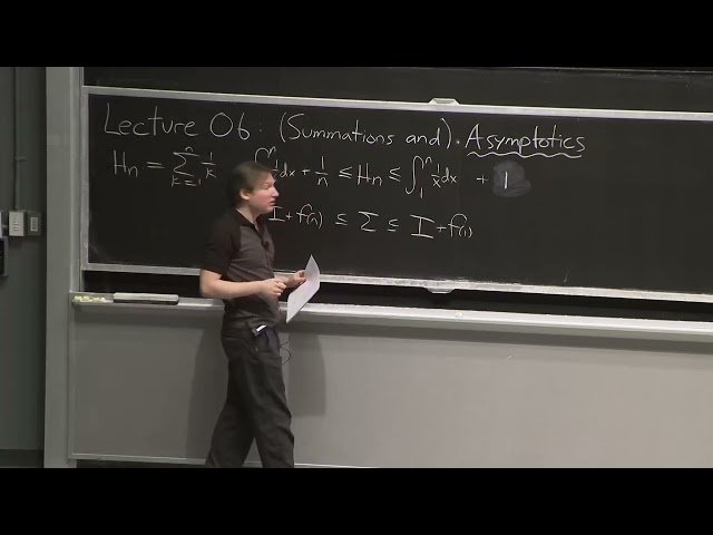 Asymptotics - Lecture 6