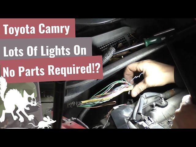 2010 Toyota Camry - Check Engine Light, Trac Off Light, No Cruise Control Diagnosis