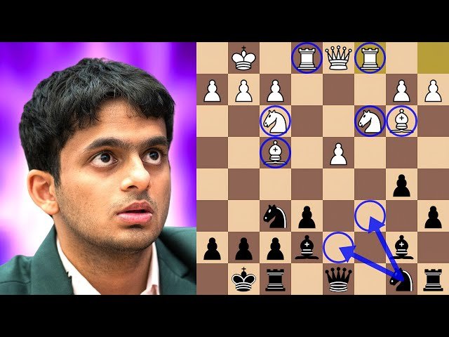 Nihal Sarin Smashes the Queen's Gambit in 22 Moves