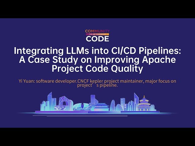 Integrating LLMs into CI/CD Pipelines - A Case Study on Improving Apache Project Code Quality