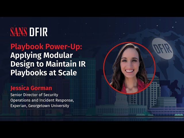 Applying Modular Design to Maintain IR Playbooks at Scale