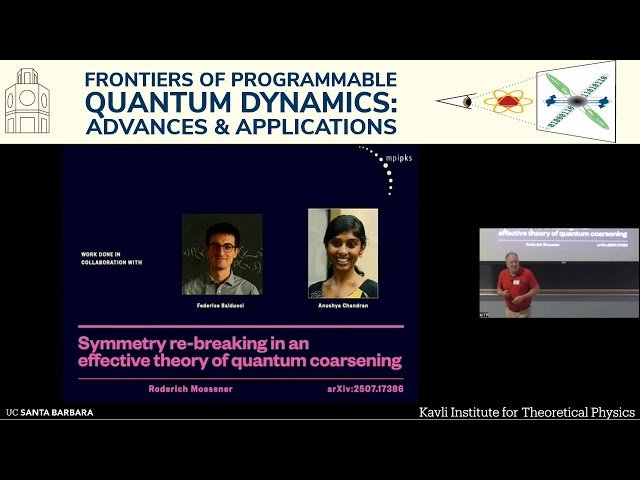 Symmetry Re-breaking in an Effective Theory of Quantum Coarsening