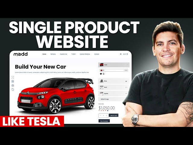 Build a Tesla-Style Single Product Website on WordPress in Just 1 Hour