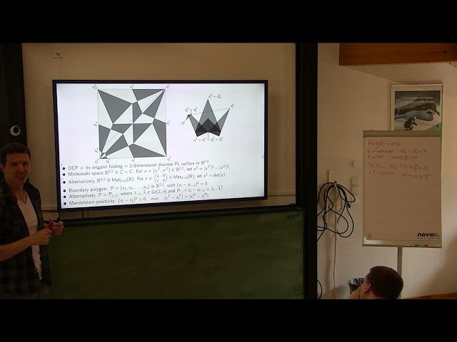 Amplituhedra and Origami