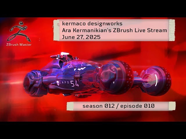 ZBrush Hard Surface and Character Design - Season 12 Episode 10