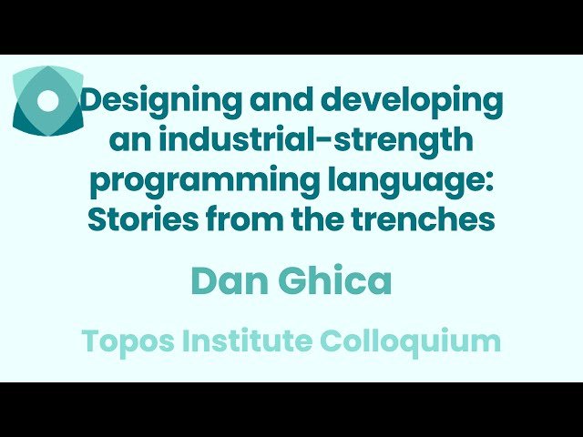 Designing and Developing an Industrial-Strength Programming Language