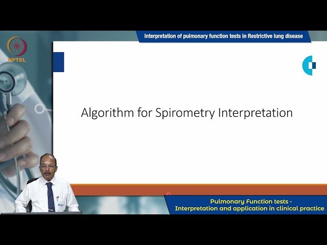Interpretation of Pulmonary Function Tests in Restrictive Lung Disease - Week 4 Lecture 2