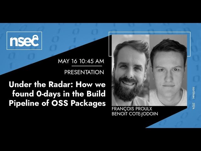 Under the Radar: Zero-Day Vulnerabilities in Build Pipelines