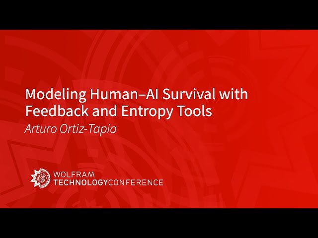 Modeling Human-AI Survival with Feedback and Entropy Tools