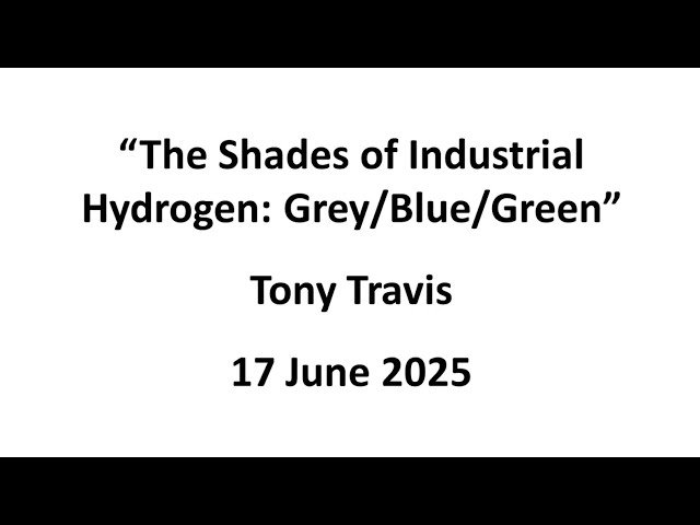 The Shades of Industrial Hydrogen - Grey, Blue, and Green