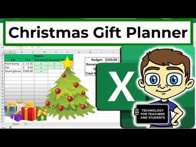 Creating a Christmas Gift Planner in Microsoft Excel