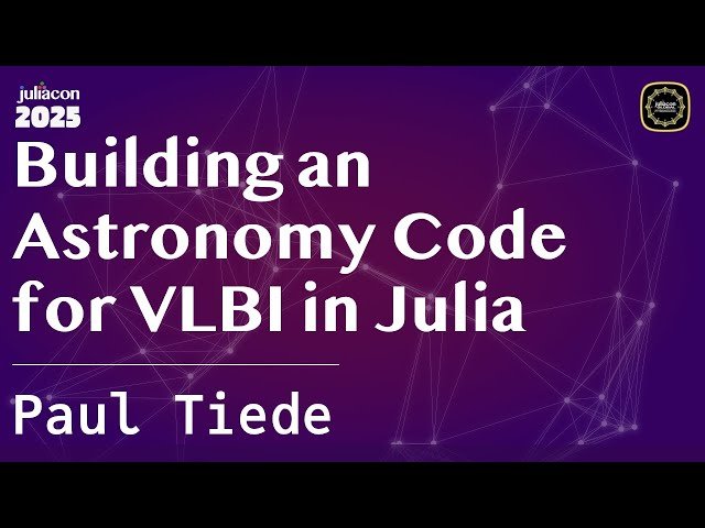 Building an Astronomy Code for VLBI in Julia