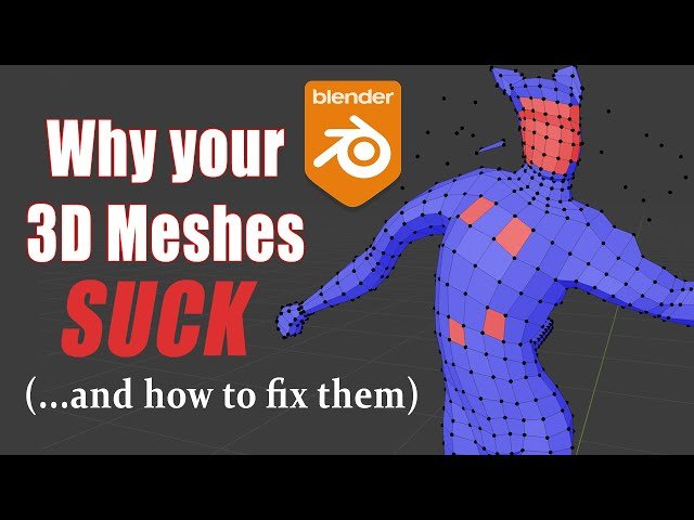 Blender 2.8-2.9 - Best 3D Modeling Practices - Why Your Meshes Suck
