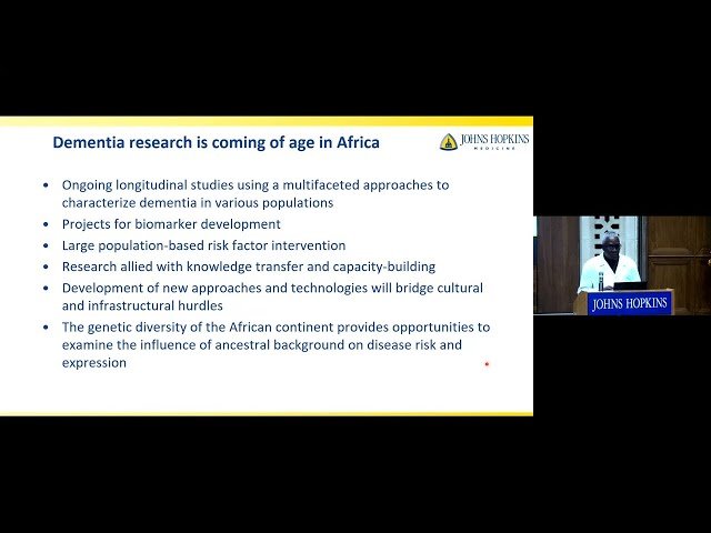 Dementia in Africa - Global Burden, Local Research, and Priorities for the Future