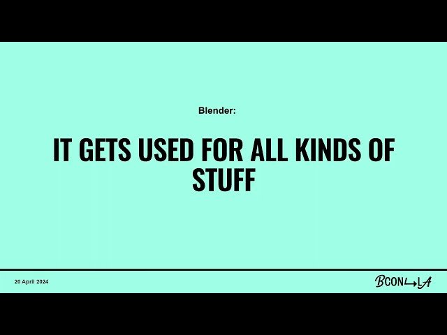 A History of Crazy Uses for Blender